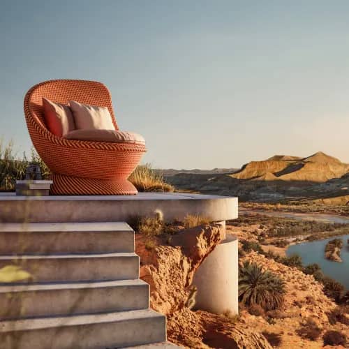 DEDON PAPYON Wing Chair