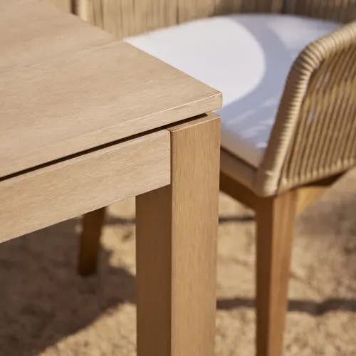 POINT Kubik Dining Table | TechTeak Frame & Tabletop Detail