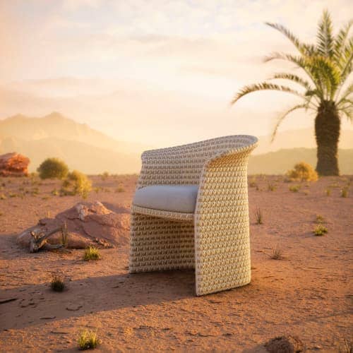 DEDON FLLAIR Armchair | Fiber: Sahara