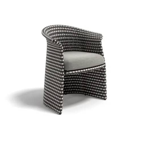 DEDON FLLAIR Armchair | Fiber: Mahogany