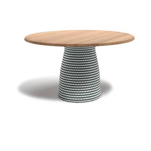 DEDON FLLAIR Dining Table | Fiber: Lagoon