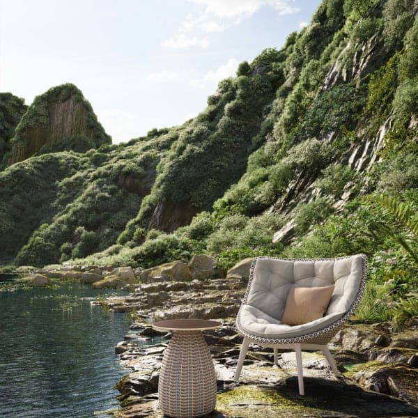 MBRACE Alu Lounge Chair | PORCINI Side Table