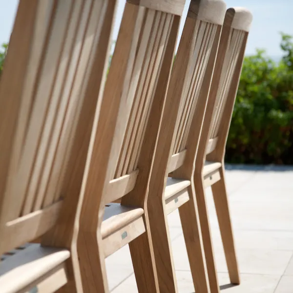Barlow Tyrie Chesapeake Dining Side Chair (Back Detail)