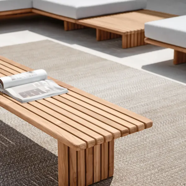 Gloster Deck Large Sofa Table & Deep Seating Set