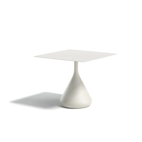 DEDON SATELLITE 31" Square Low Dining Table | Base: Powder-Coated Aluminum, Lipari | Top: HPL, Lipari