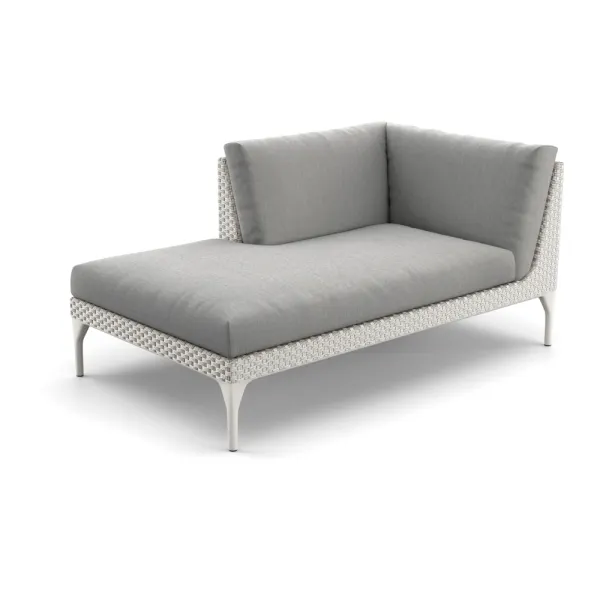 Woven Fiber Mystique Dusk | Frame Powder Coated Aluminum Lipari | Cushions Included