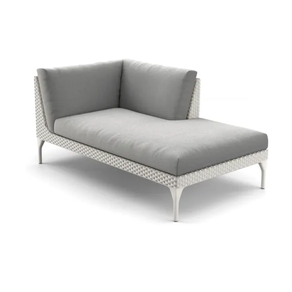 Woven Fiber Mystique Dusk | Frame Powder Coated Aluminum Lipari | Cushions Included