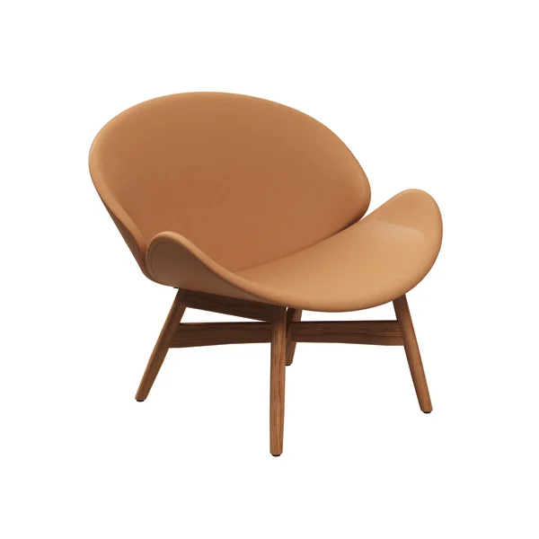 Frame: Teak | Seat: Outdoor Upholstered Leather, Sattel