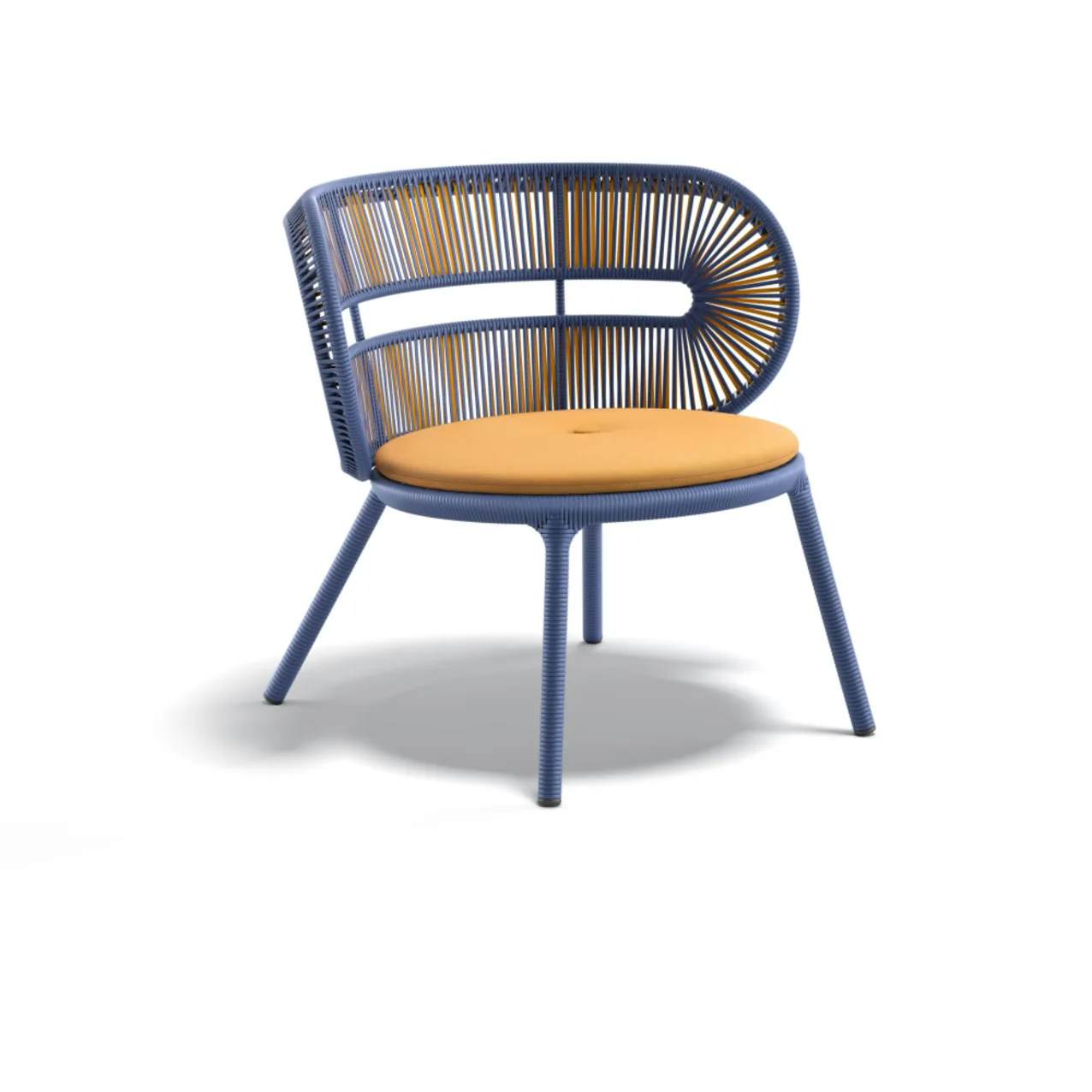DEDON CIRQL NU Lounge Chair | Fiber Invert Sunrise