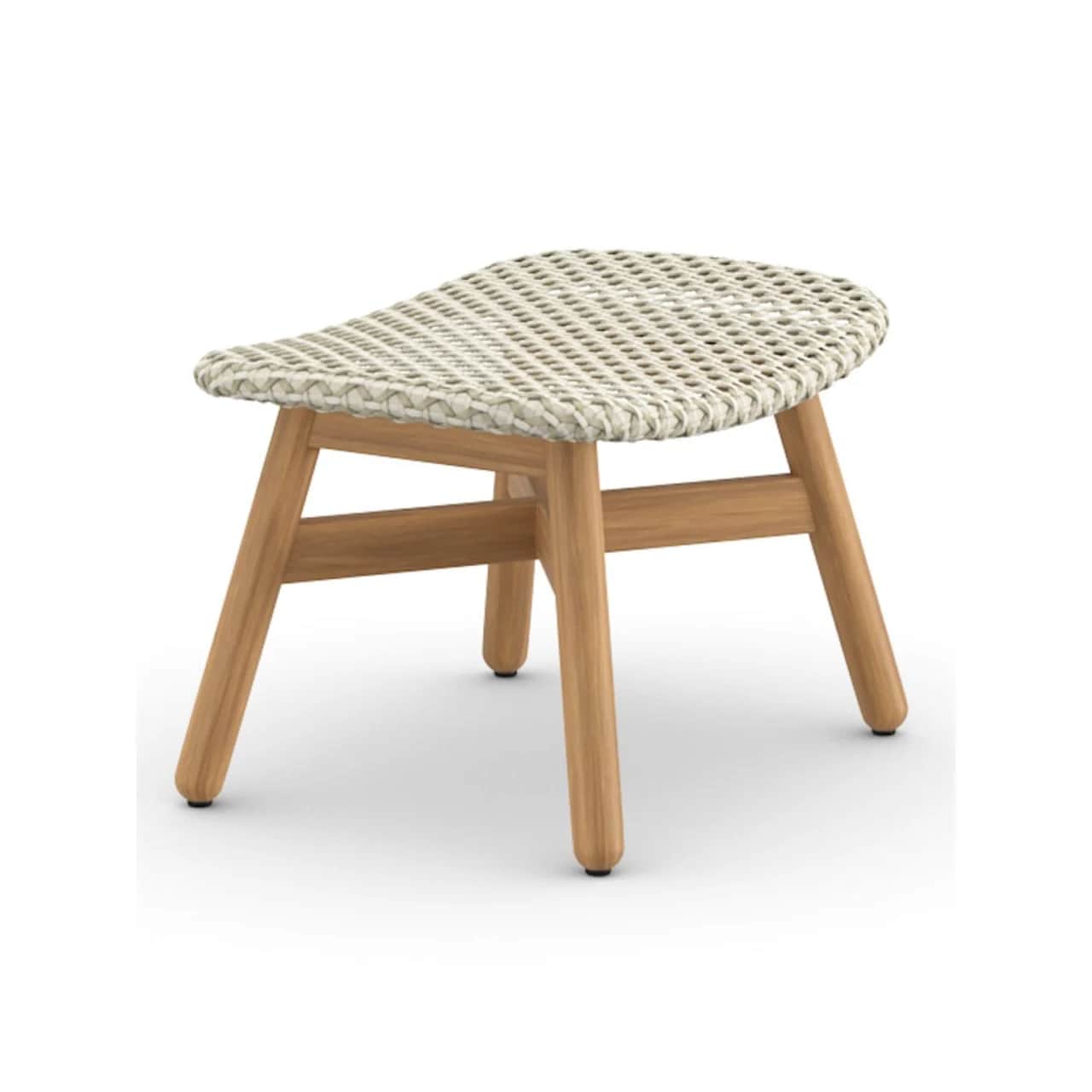 Woven Wicker DEDON Fiber Sea Salt | Teak Base