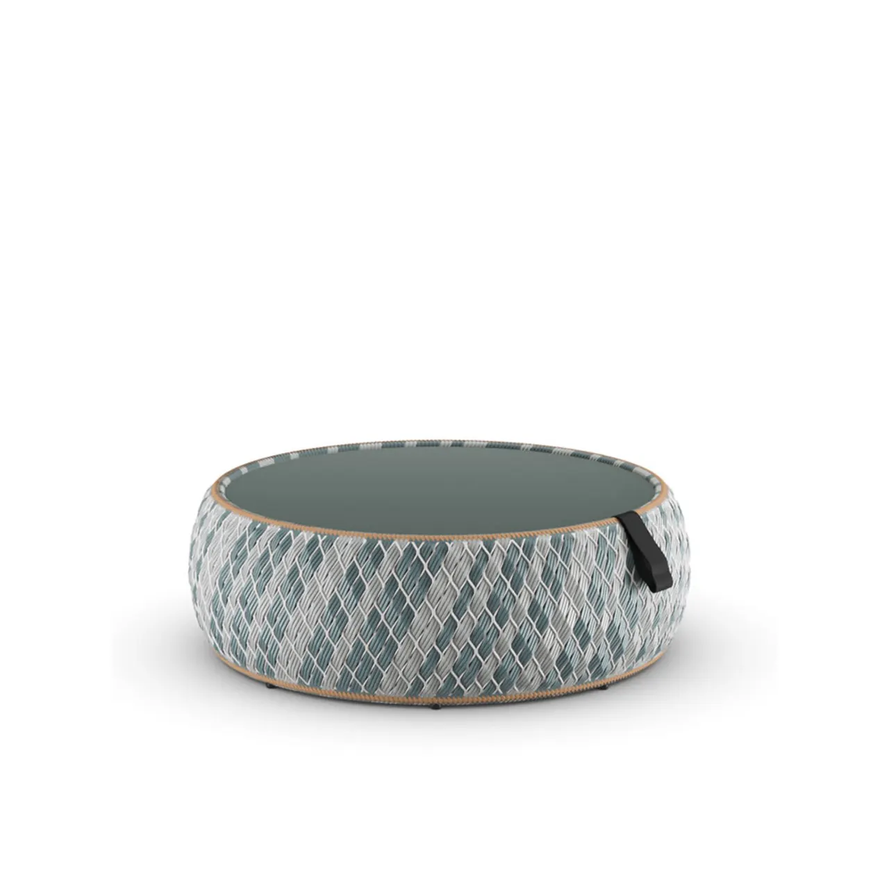 DEDON DALA Coffee Table | Fiber Bahamas | Nori Glass Tabletop