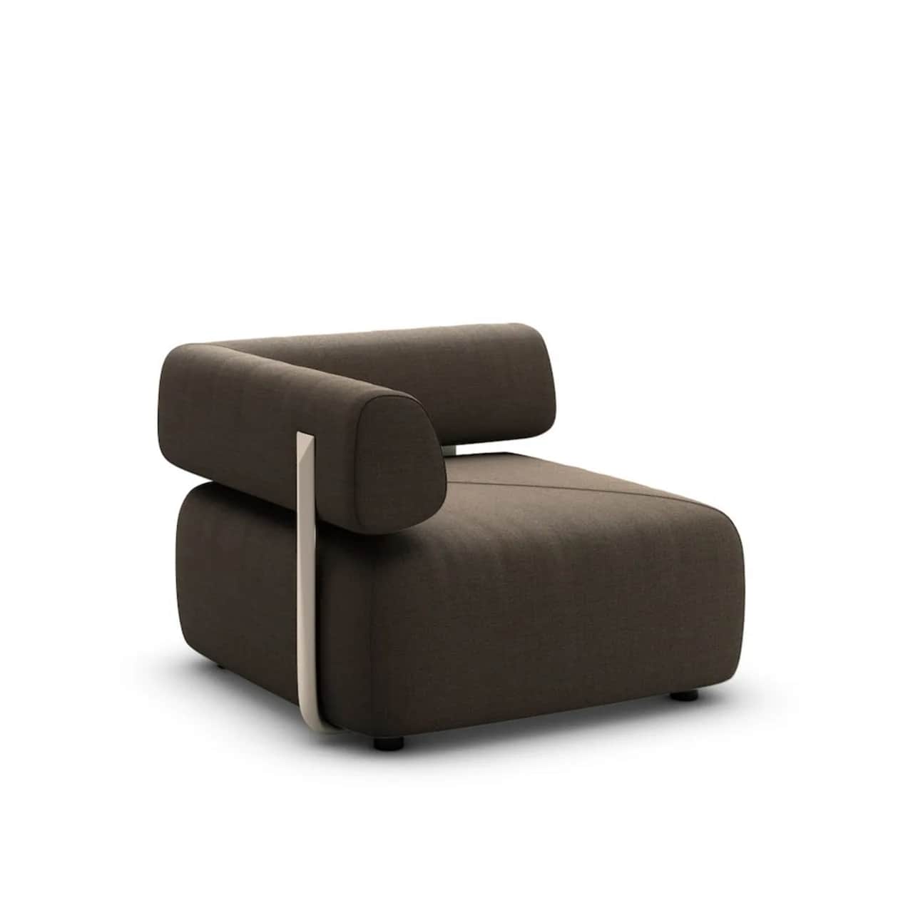 Frame Powder-Coated Aluminum Lipari | Upholstery Fabric LINEN Umbra