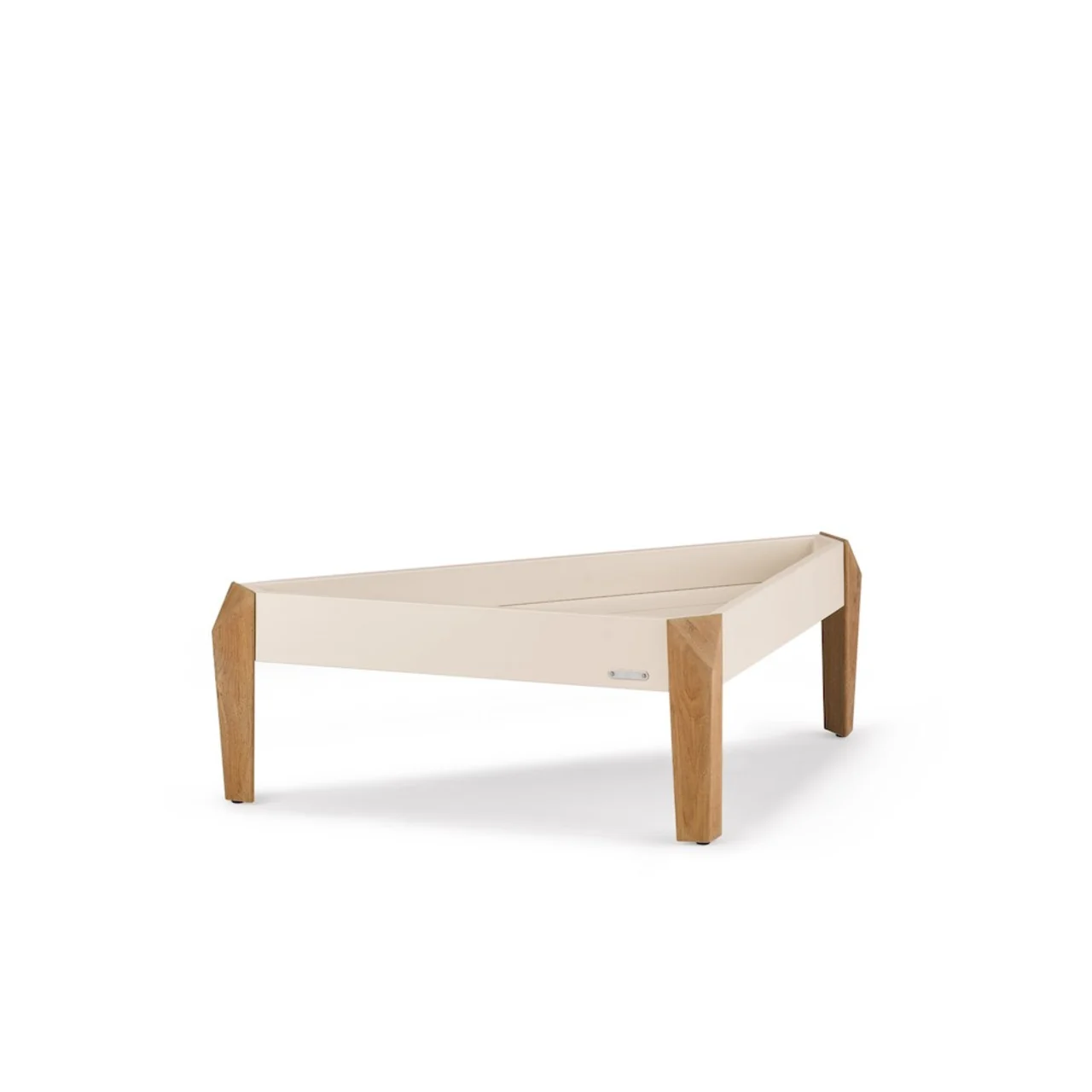 Top Powder-Coated Aluminum Lipari | Legs Natural Teak