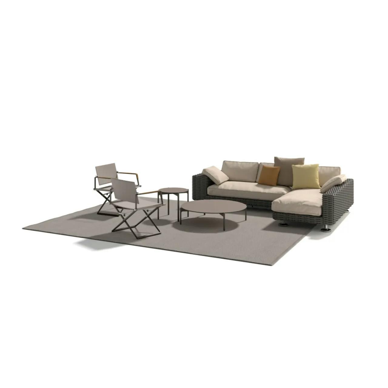 DEDON SEAX Folding Lounge Chairs | IZON Coffee Tables | PAROS Modular Seating