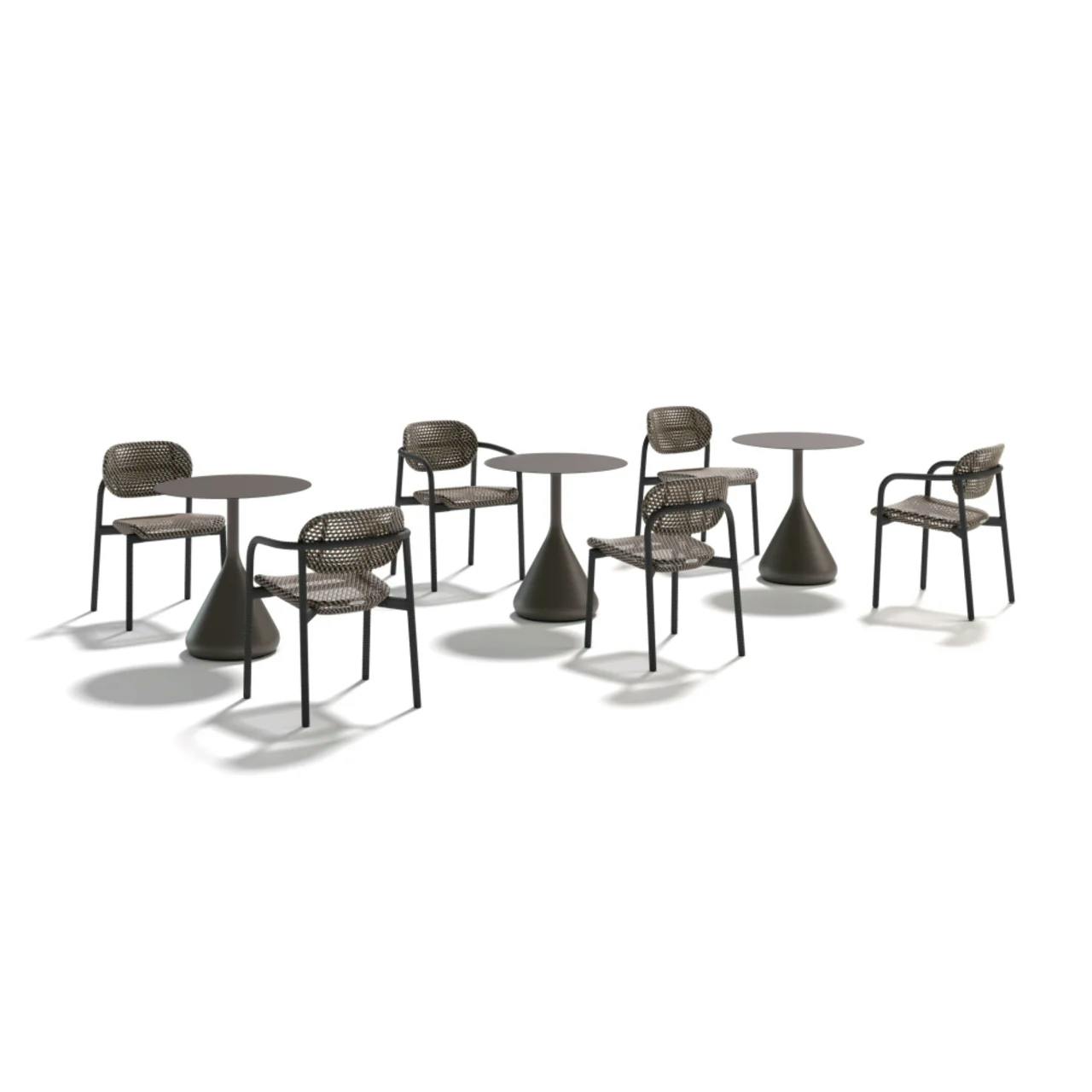 DEDON ROII Side Chairs & Armchairs | SATELLITE Dining Tables