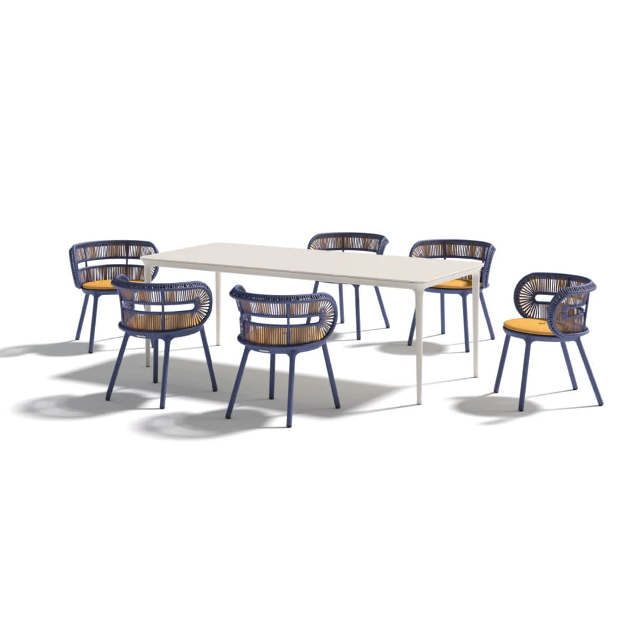 DEDON BELLMONDE Dining Table | CIRQL NU Armchairs