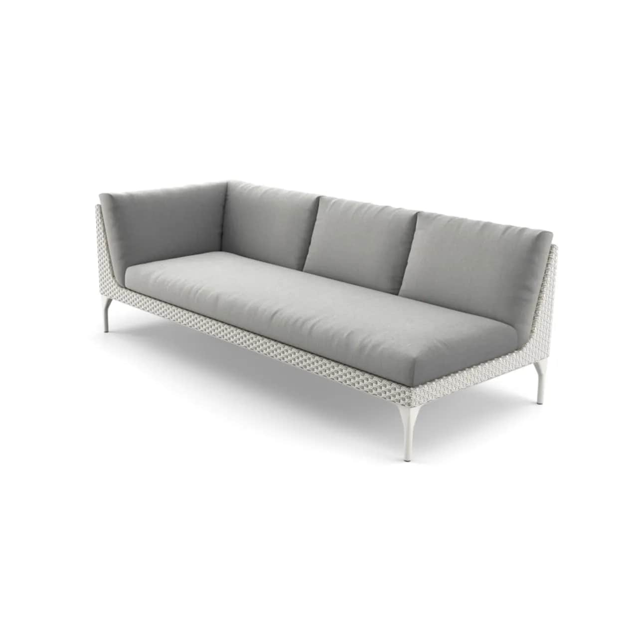 Woven Fiber Mystique Dusk | Frame Powder Coated Aluminum Lipari | Cushions Included
