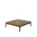Grid 41" Square Coffee Table With Teak Table Top