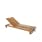 Teak Lounger with Wheels