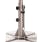 Storm's Rope Lock Pole Stand with Pulley System in Stainless Steel