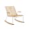 Frame Stainless Steel | Seat Fiber Brown | Teak Armrests and Runners