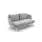 Woven Fiber Pepper | Frame Powder-Coated Aluminum Lipari | Cushions (Included Seat and Back shown) NATURA Ash