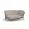 Frame Powder-Coated Aluminum, Gray | Seat Fabric: Sunbrella, Ash Heritage