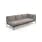 Woven Fiber Vulcano | Frame Powder-Coated Aluminum Vulcano | Cushions (Included Seat and Back shown) NATURA Taupe