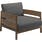 Gloster Haven Lounge Chair Teak | Essential Granite Cushion Fabric