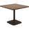 Gloster Grid Square Dining Table Teak Top + Java Frame