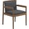 Gloster Saranac Dining Chair Frame Teak | Cushion Cameron Anthracite
