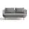 Gloster Mistral Low Back Sofa Woven | Essential Granite Cushion Fabric