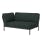 Houe Level Lounge Left Corner Sofa | Gray Aluminum Frame | Alpine Heritage Cushion Fabric