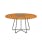 Houe Circle 59" Dining Table | Gray Aluminum Frame | Bamboo & Granite Tabletop