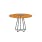 Houe Circle 43" Dining Table | Gray Aluminum Frame | Bamboo & Granite Tabletop