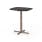 MAMAGREEN Zupy 24" Bistro Table | Frame: Galvanized Steel, Neo Copper | Tabletop: HPL, Slate