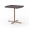 MAMAGREEN Zupy 30" Bistro Table | Frame: Galvanized Steel, Neo Copper | Tabletop: HPL, Slate