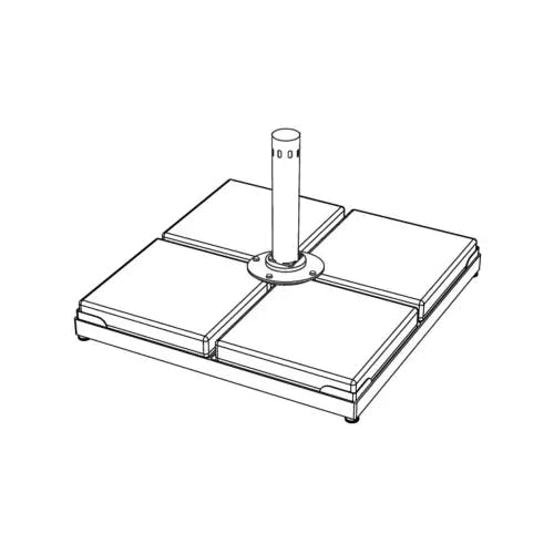 Rendering: Double Paver Base with Pendulum Spigot