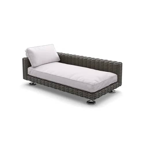 Wicker Weaving DEDON Fiber Silt | Cushion LINEN Off White