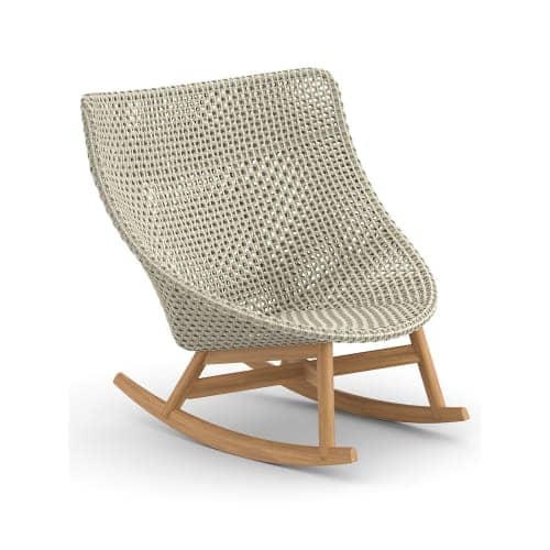 Woven Wicker DEDON Fiber Sea Salt | Teak Base