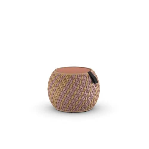 Fiber Cuba | Terracotta Glass Tabletop