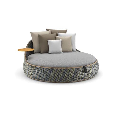 Material Woven DEDON Fiber Ubud | Cushion Fabric NATURA Ash