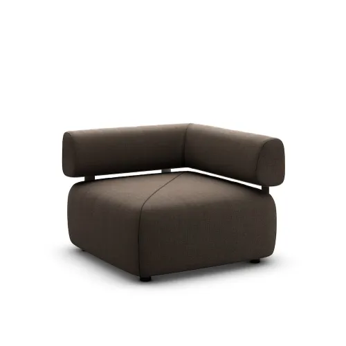 Frame Powder-Coated Aluminum Lipari | Upholstery Fabric LINEN Umbra