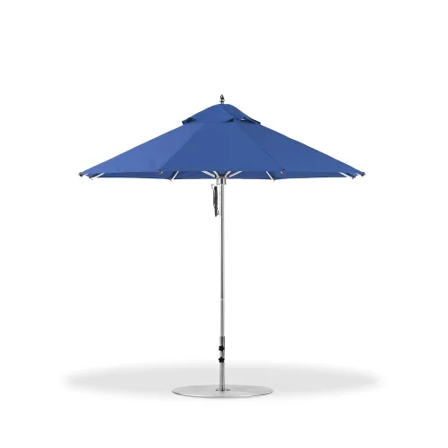 Pole Aluminum, Polished Silver Anodized