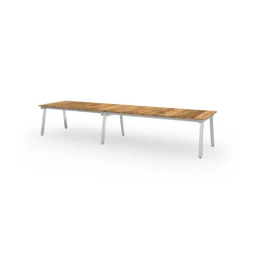 Stainless Steel Frame | Recycled Teak Top