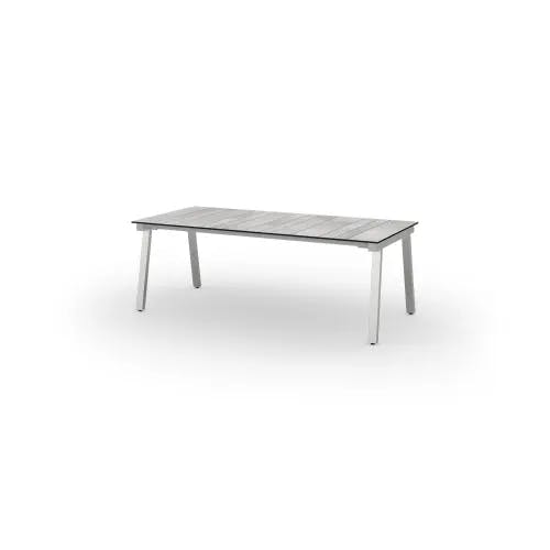 Stainless Steel Frame | Scratched Grey HPL Top
