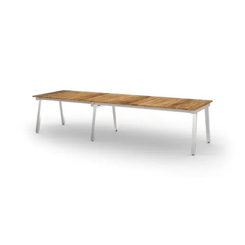 Stainless Steel Frame | Recycled Teak Top