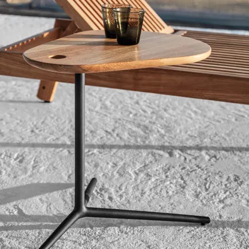 Gloster Trident Side Table | Meteor
