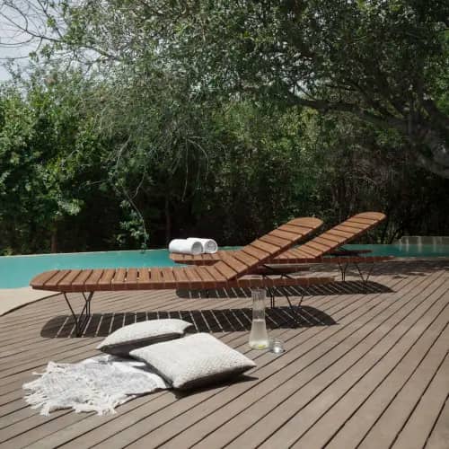 Houe Molo Sunbeds | Bamboo Lamellas