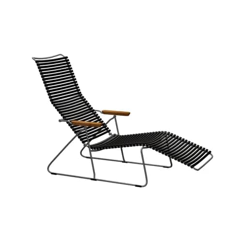 Houe Click Sun Lounger | Black Lamellas